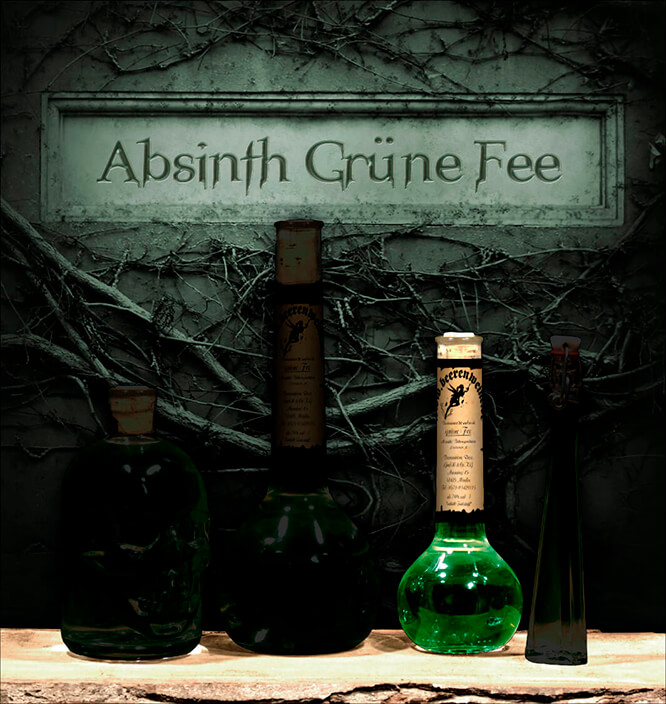 Absinth "Grüne Fee" 0,2 Liter Elixierflasche