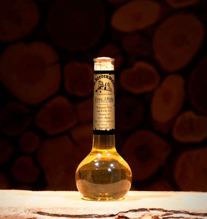 Honig Whisky 0,2 Liter Elixierflasche