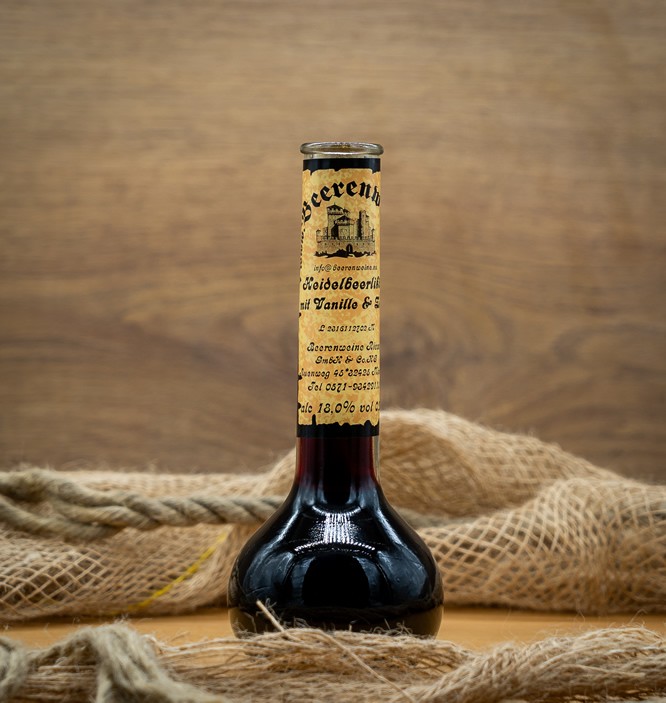 Heidelbeer-Vanille Likör 0,2 Liter Elixierflasche